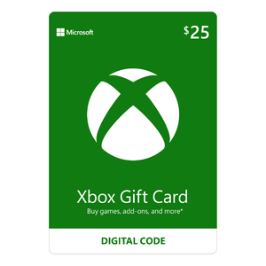 Microsoft Xbox Live Digital Gift Card, USD 25