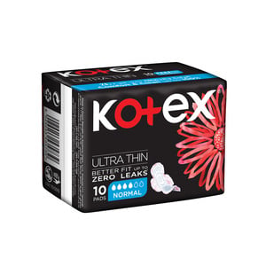 Kotex Ultra Thin Pads Normal with Wings 10pcs