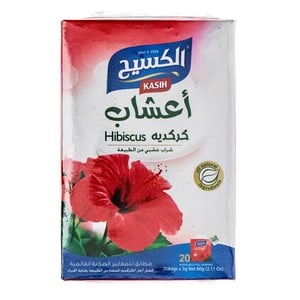 اشتري قم بشراء الكسيح أعشاب كركدية شاي 20 حبة 60 جم Online at Best Price من الموقع - من لولو هايبر ماركت Speciality Tea في السعودية