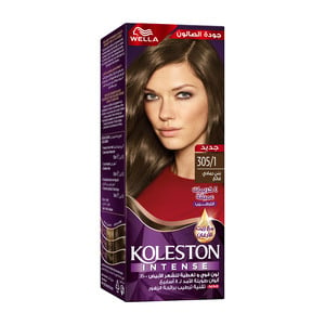 Wella Koleston Intense Light Ash Brown Hair Color Kit 305/1 1 pkt