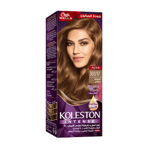 Buy Wella Koleston Intense Frosted Chocolate Hair Color Kit 307/17 1 pkt Online at Best Price | Permanent Colorants | Lulu KSA in UAE