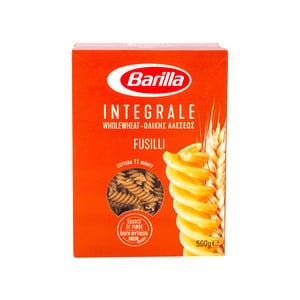 Barilla Whole Wheat Integral Fusilli Pasta 500g