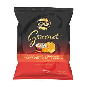 Lay's Gourmet Sweet Chilli and Sour Cream Potato Chips 100 g