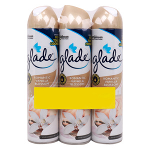 Glade Romantic Vanilla Blossom Air Freshener 3 x 300 ml