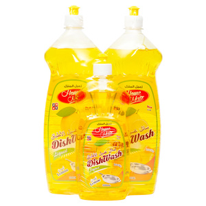 Home Mate Premium Dishwash Lemon 2 x 1 Litre + 500 ml