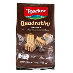 Loacker Quadratini Espresso Wafer 110 g