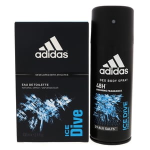 Adidas Eau De Toilette 100ml + Deo Body Spray 150ml Assorted