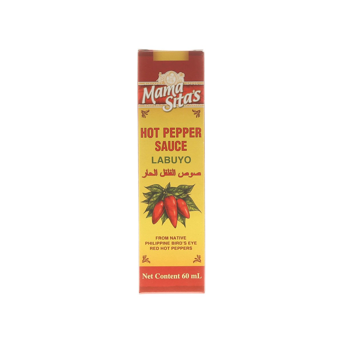 Mama Sita's Hot Pepper Sauce (Pure Labuyo) 60ml
