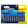 Varta  Long Life Power AA Alkaline Battery 8+4