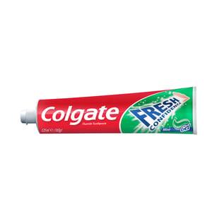 Buy Colgate Fluoride Toothpaste Fresh Confidence Mint Gel 125 ml Online at Best Price | Tooth Paste | Lulu Kuwait in Kuwait