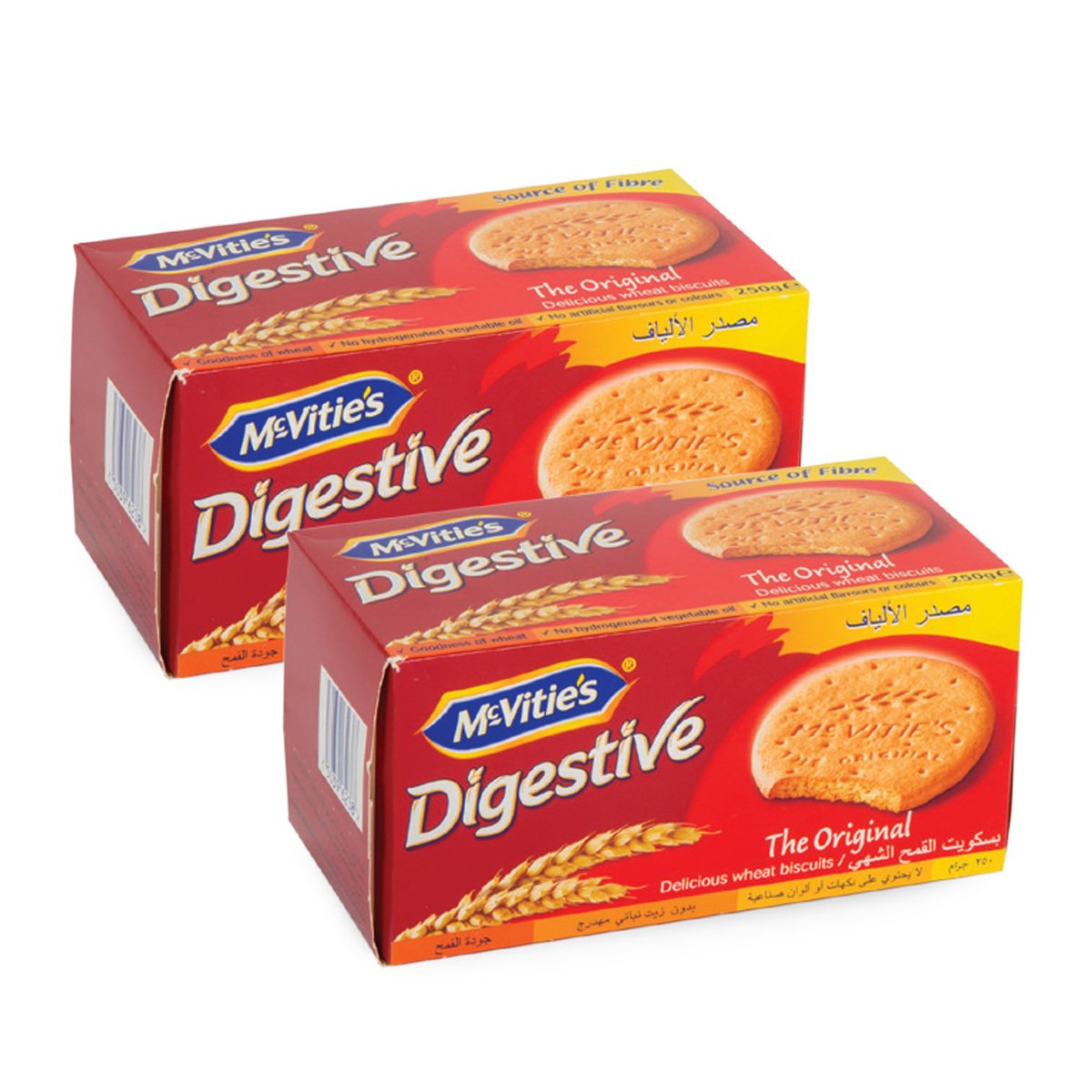 McVitie's Digestive Original Wheat Biscuit 2 x 250 g