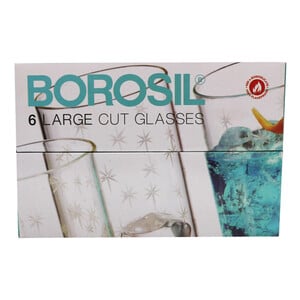 Borosil Cut Glass Galaxy Large 350ml