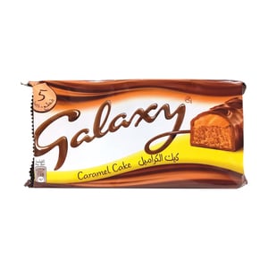 Buy Galaxy Caramel Cake Bar 5 x 30 g Online at Best Price | Cakes & Pies | Lulu KSA in UAE