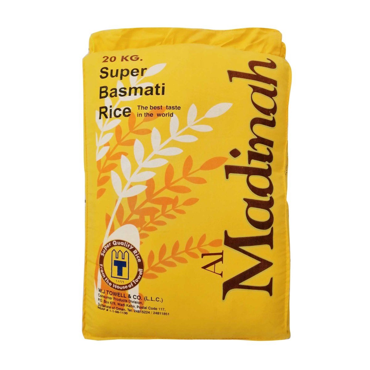 Al Madinah Super Basmati Rice 20kg