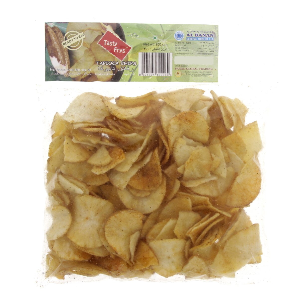 Tasty Frys Tapioca Chips 180 g
