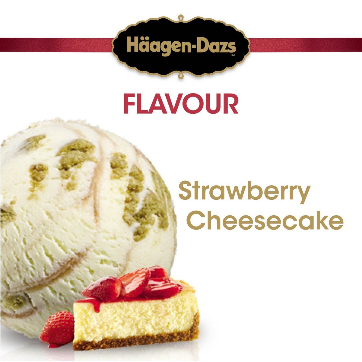 Haagen-Dazs Ice Cream Strawberry Cheesecake 500 ml