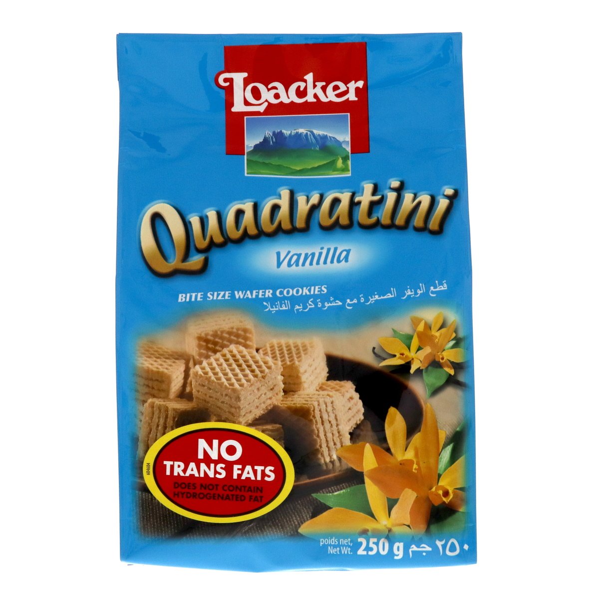 Loacker Quadratini Vanilla Wafer Cookies 250g