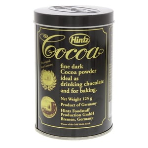 Buy Hintz Cocoa Powder 125 g Online at Best Price | Chocolate Drink | Lulu Kuwait in Kuwait