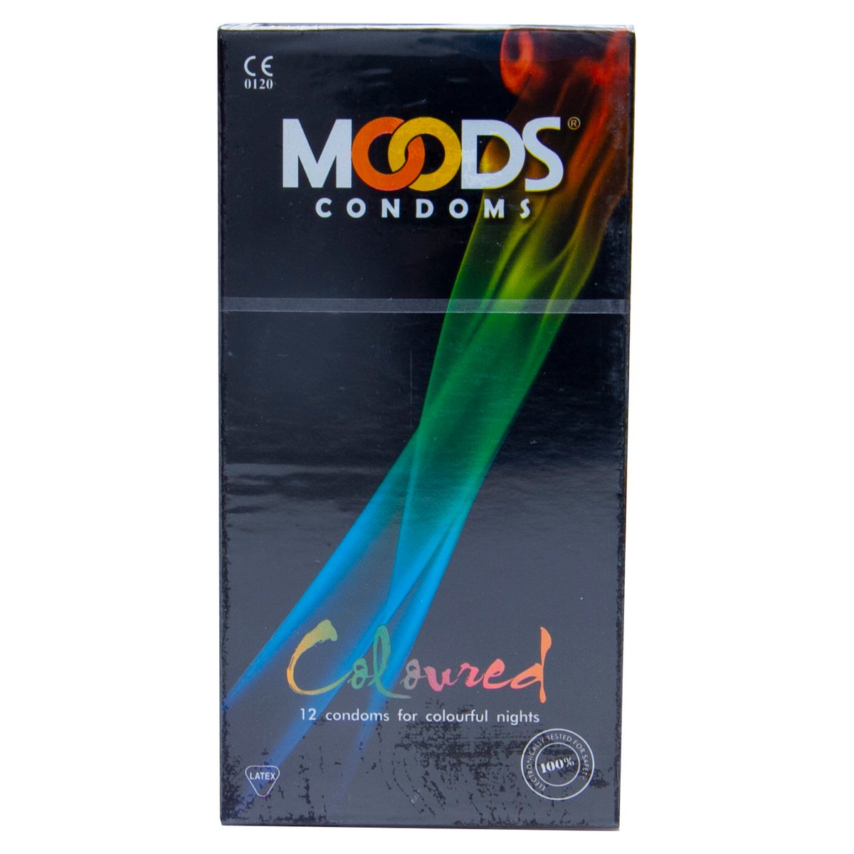 Moods Coloured Condoms, 12 pcs