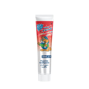 Buy Crest For Kids Fluoride Toothpaste 50 ml Online at Best Price | Tooth Paste | Lulu Kuwait in UAE