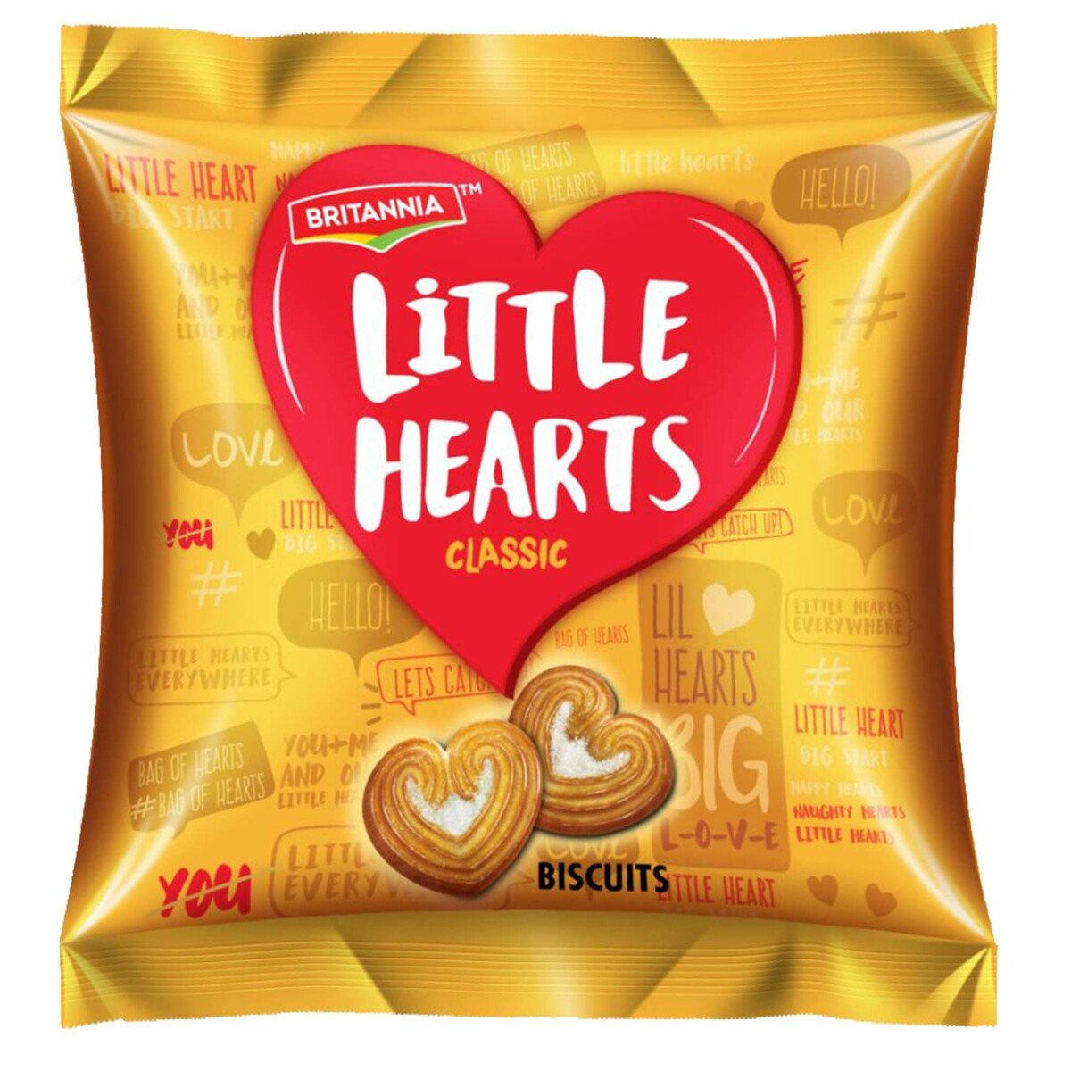 Britannia Little Hearts Classic Biscuits 50.5g