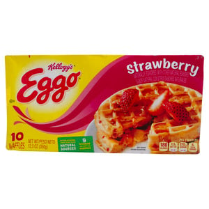 Kellogg's Eggo Strawberry Waffles 350g