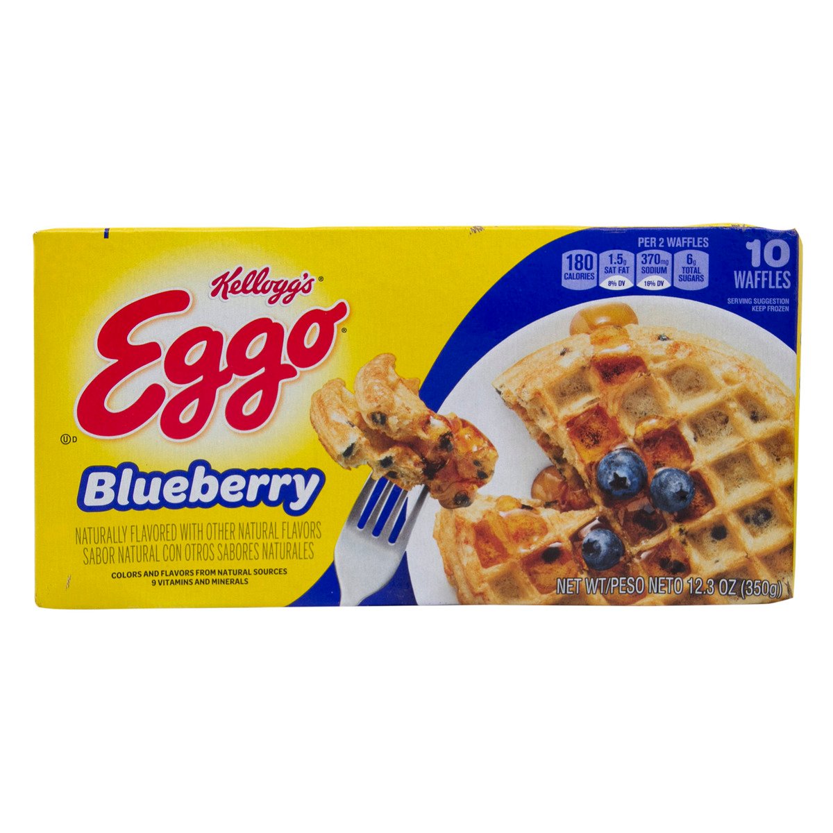 Kellogg's Eggo Blueberry Waffles 350 g