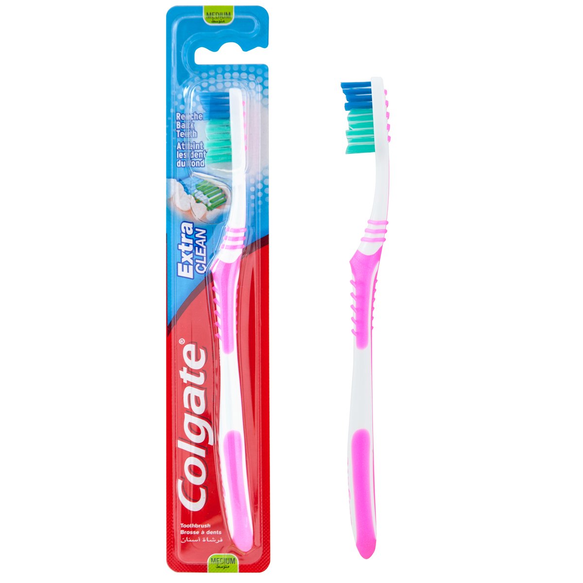 Colgate Toothbrush Extra Clean Medium Assorted Colour 1pc
