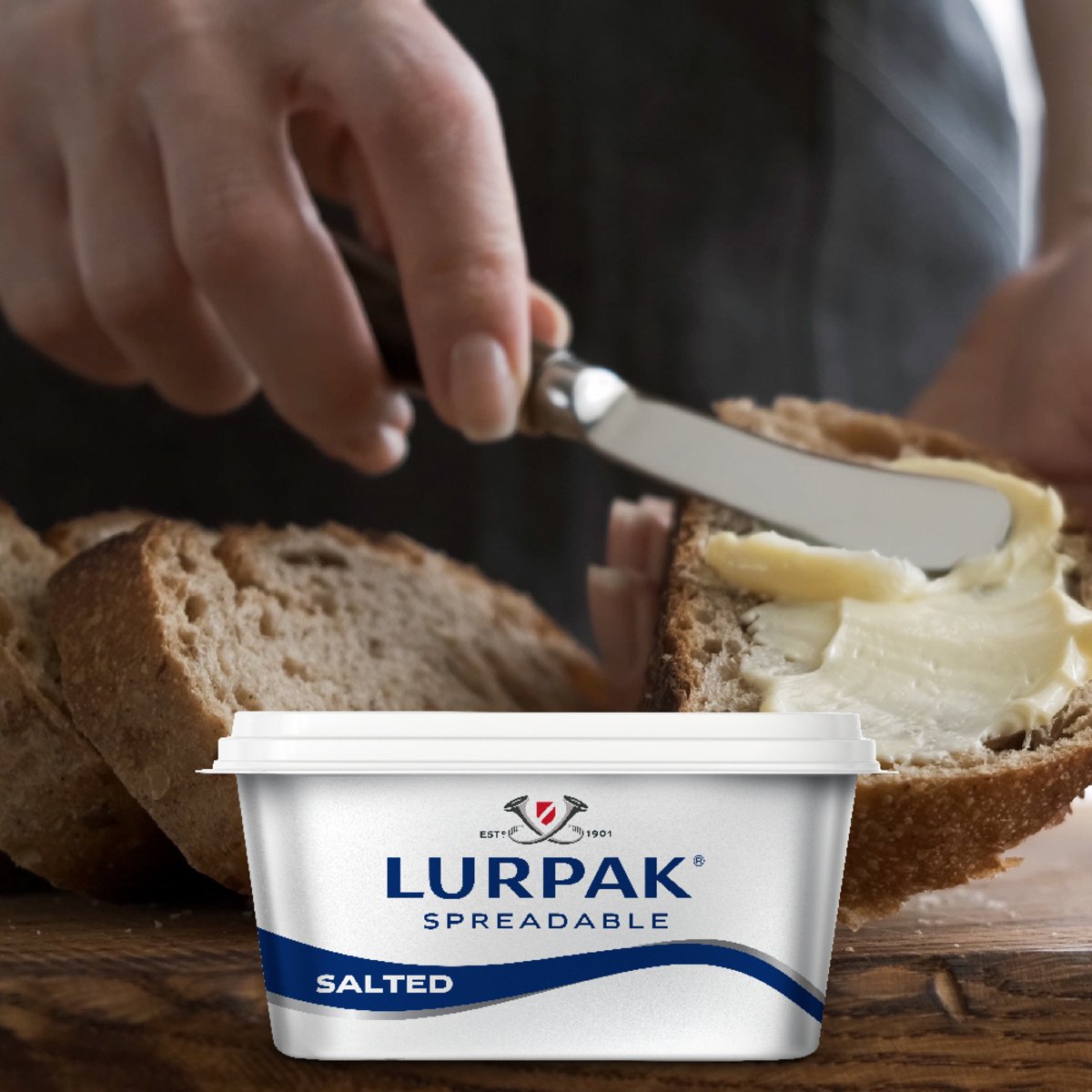 Lurpak Spreadable Butter Salted 500g