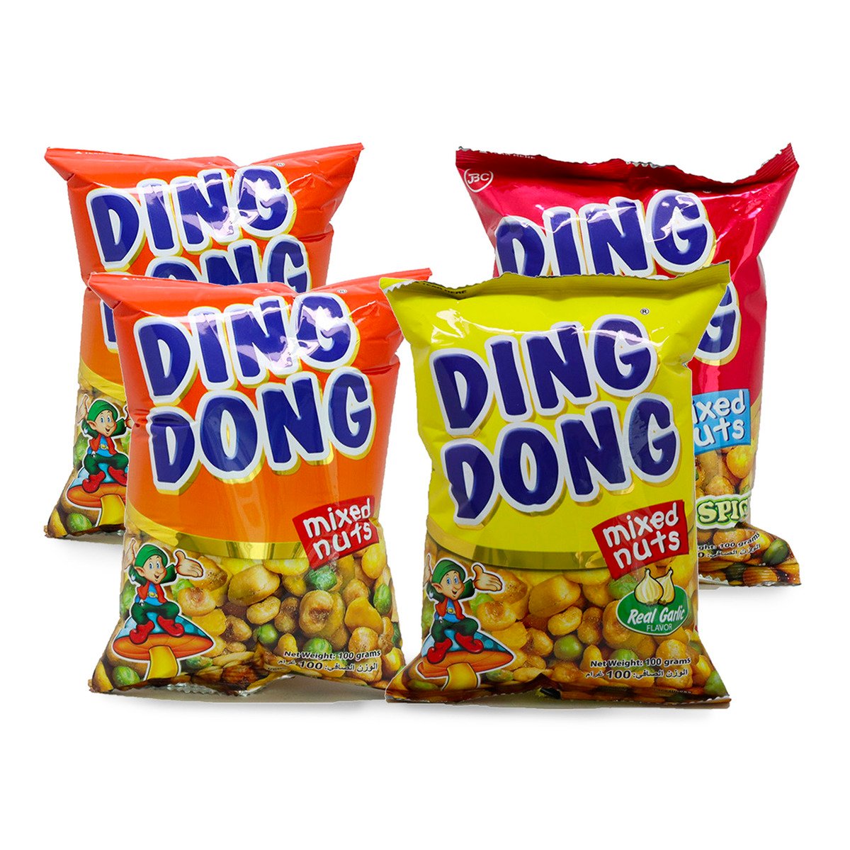 Ding Dong Super Mix Nut 4 x 100 g