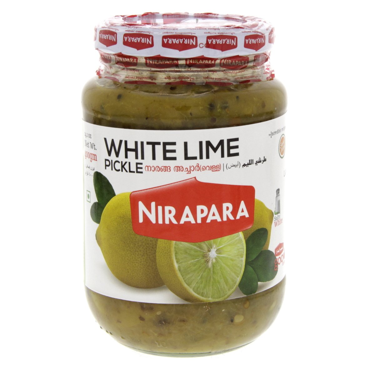 Nirapara White Lime Pickle 400 g