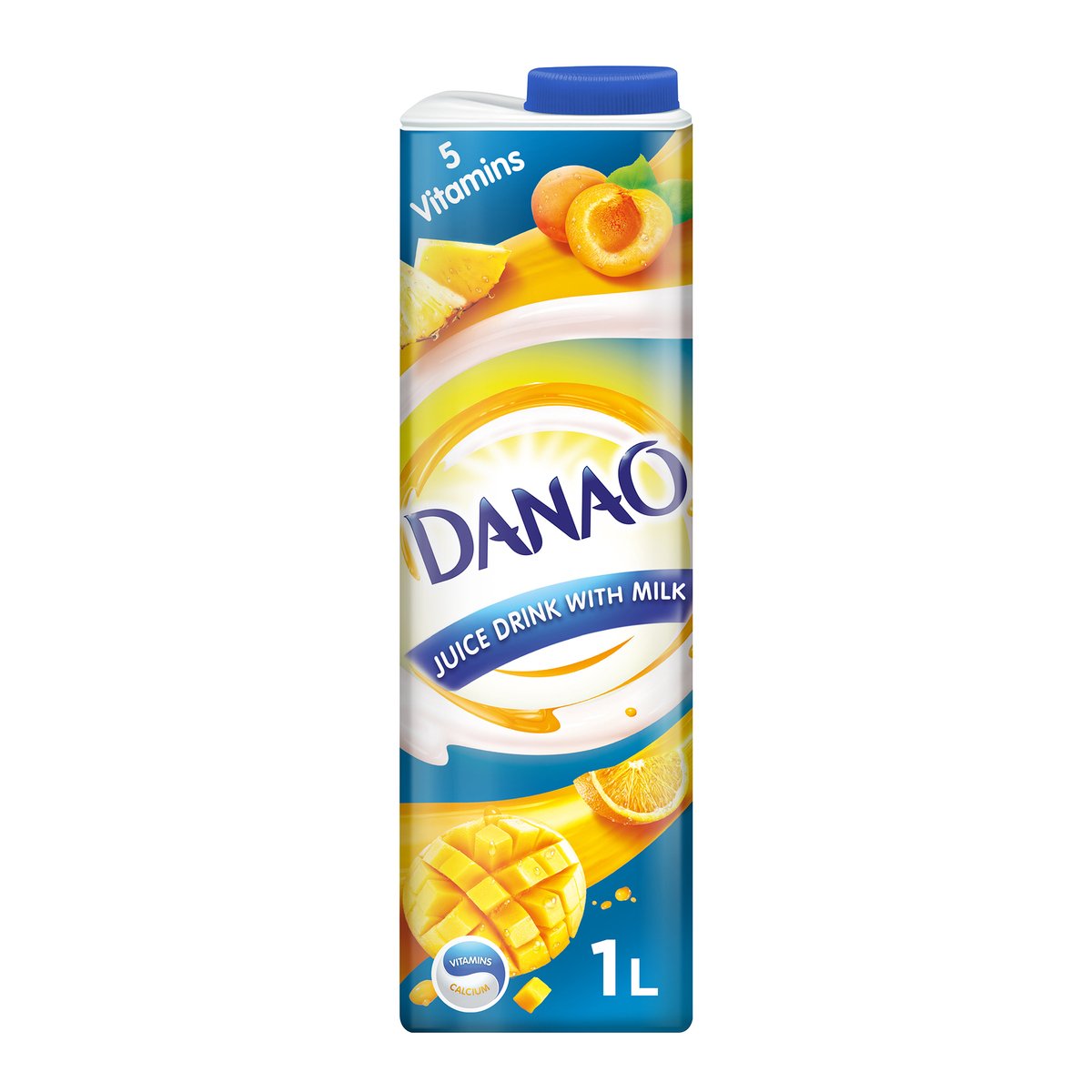 Danao Juice Drink with Milk 5 Vitamins 1 Litre