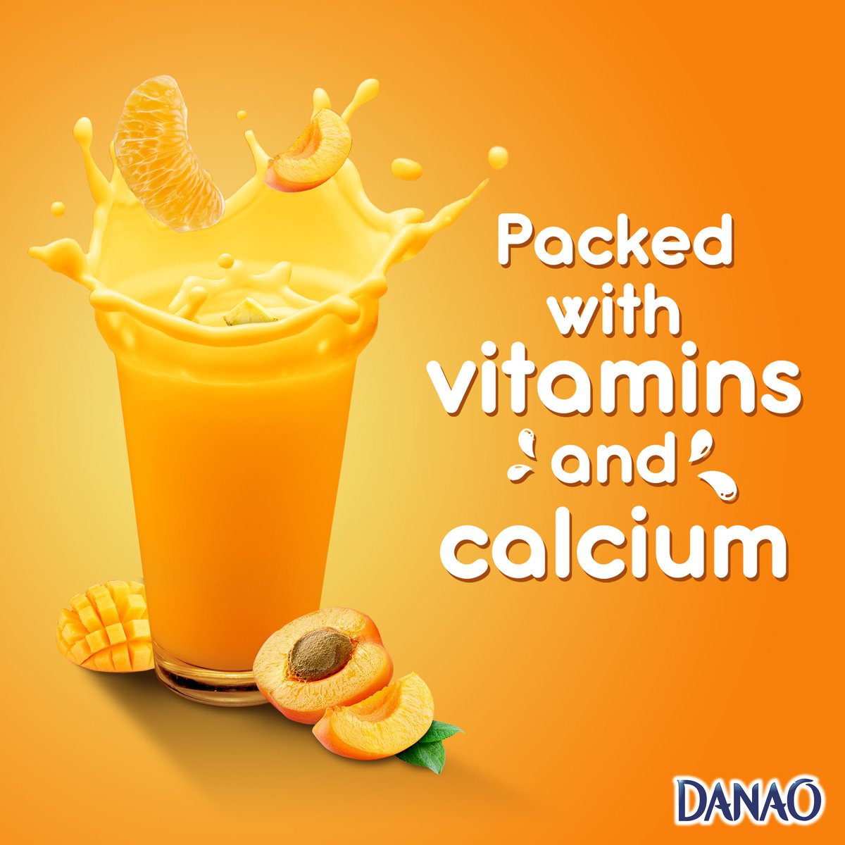 Danao Juice Drink with Milk 5 Vitamins 1 Litre