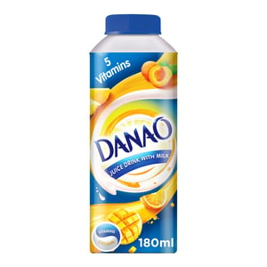 داناو شراب العصير مع الحليب مع 5 فيتامينات 180مل