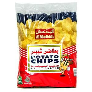 Al Mudhish Potato Chips Ready Salted 24 x 15 g
