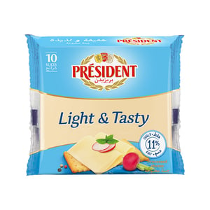 President Light Processed Cheese 10 Slices 200g
