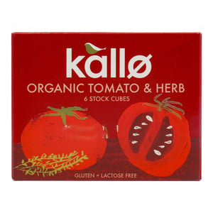Kallo Organic Tomato & Herb 6 Stock Cube 66g