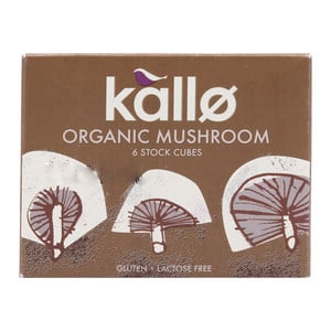 Kallo Organic Mushroom 6 Stock Cube 66 g