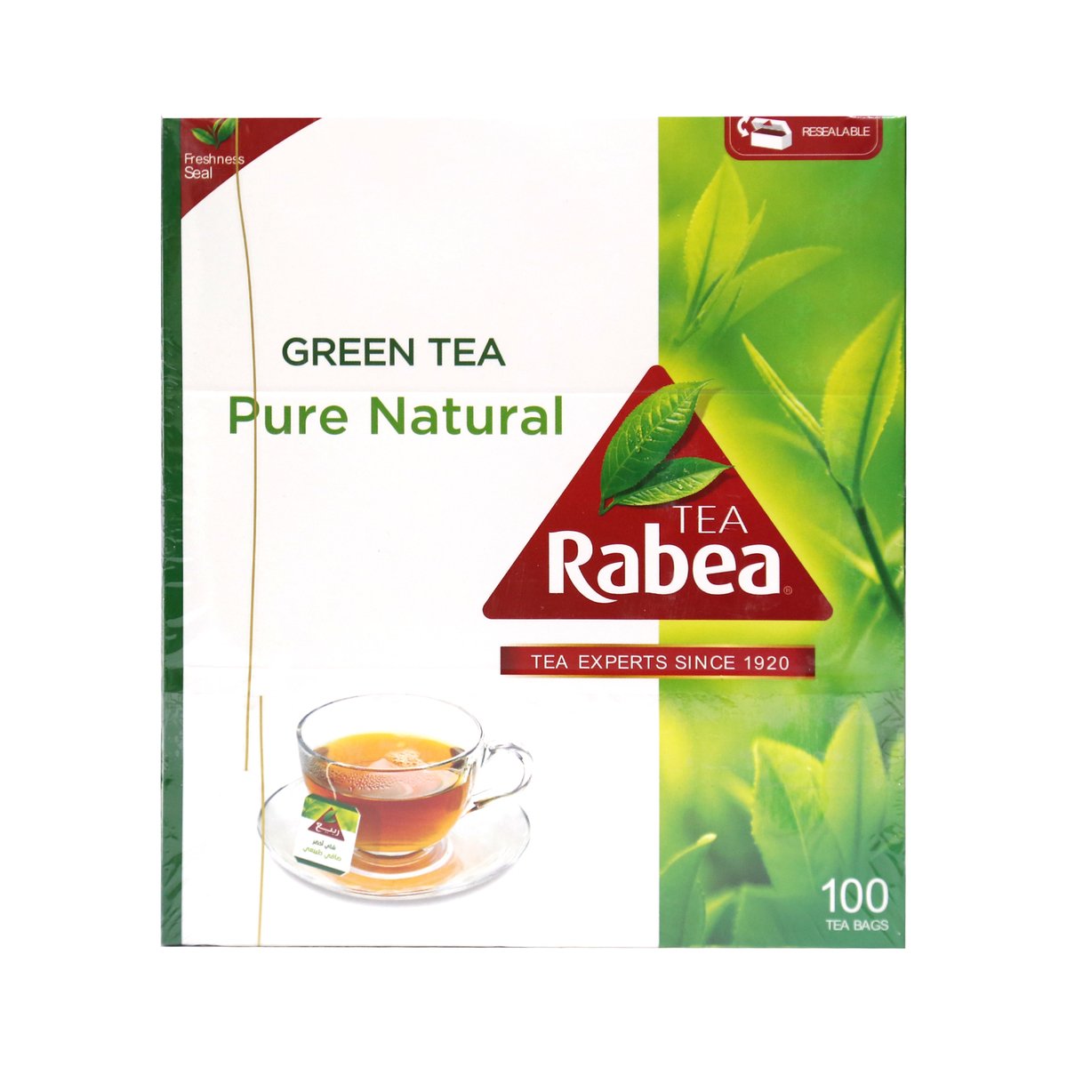 اشتري قم بشراء ربيع شاي أخضر ١٠٠ كيس Online at Best Price من الموقع - من لولو هايبر ماركت Green Tea في السعودية