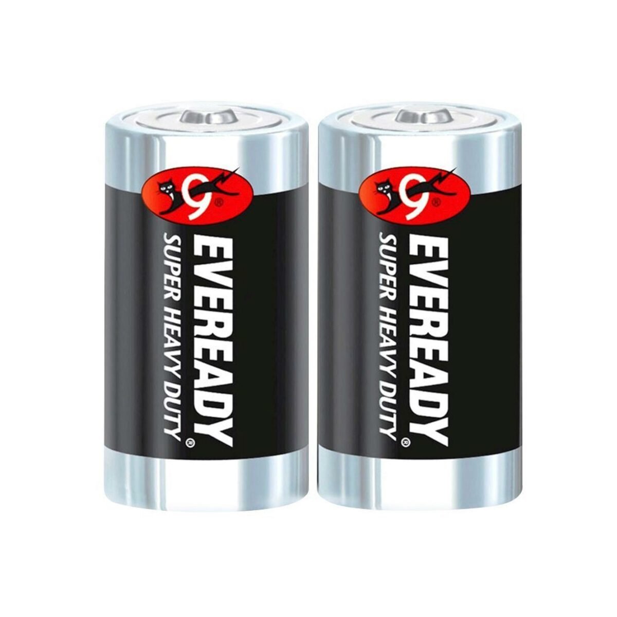 Eveready Super Heavy Duty D Size(R20) Carbon Zinc Batteries 2pcs