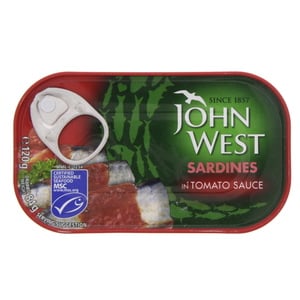 John West Sardines In Tomato Sauce 120g