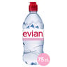 Evian Natural Mineral Water with Sports Cap 12 x 750 ml