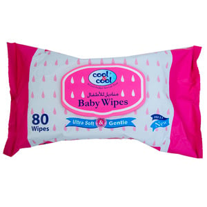 Cool & Cool Baby Wipes 80 pcs