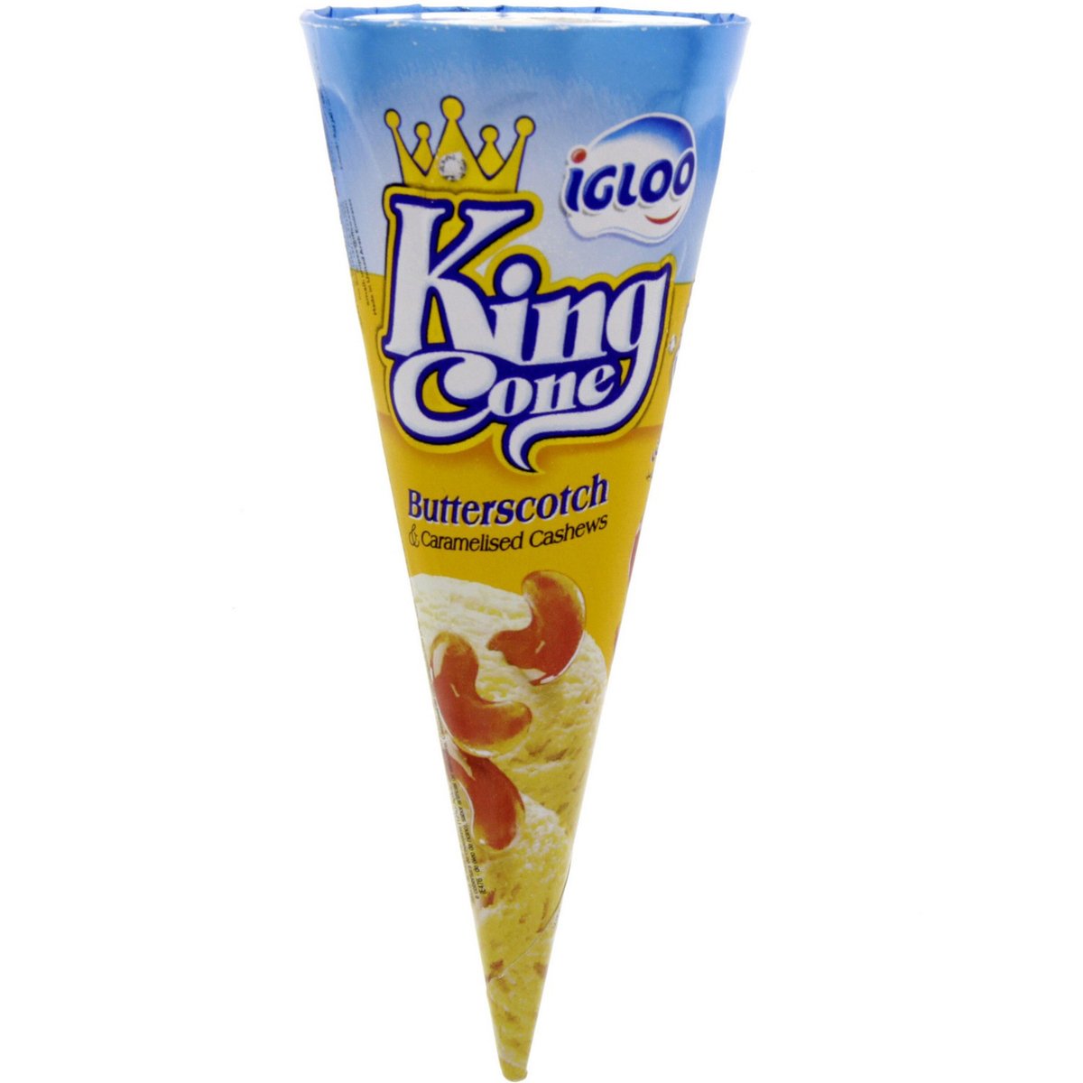Buy Igloo King Butterscotch Ice Cream Cone 120 ml Online at Best Price | Ice Cream Impulse | Lulu Kuwait in UAE