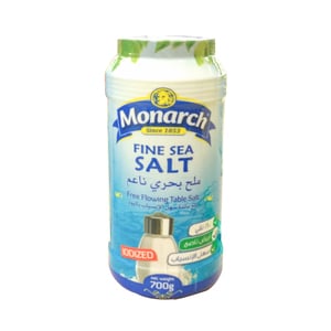 Monarch Iodized Fine Sea Salt 700g