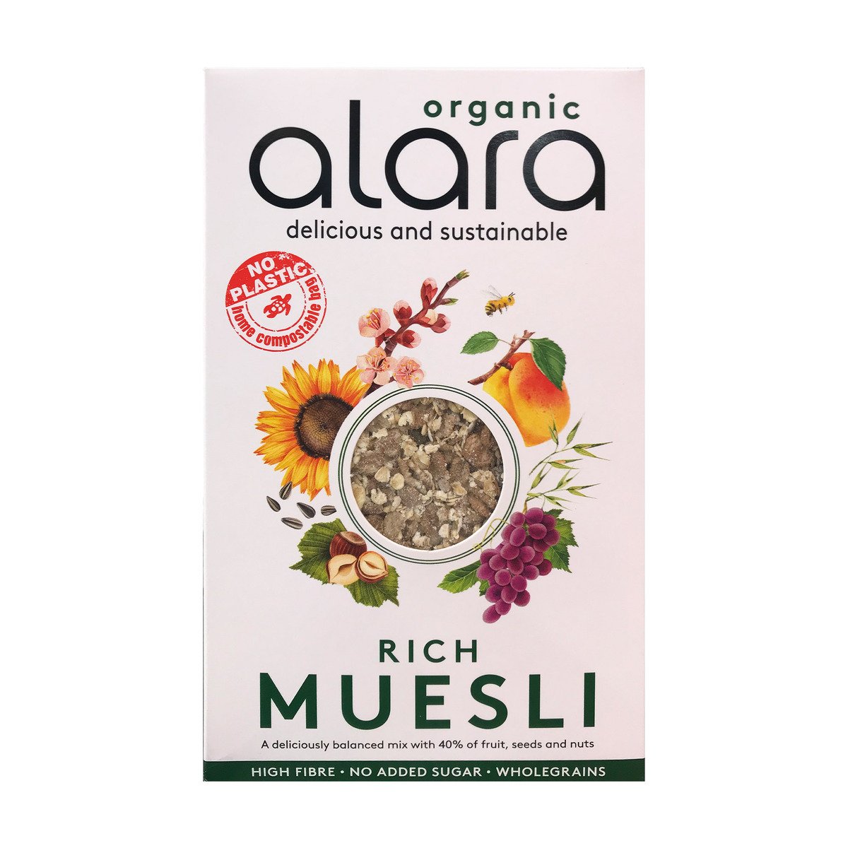 Buy Alara Organic Rich Muesli 500 g Online at Best Price | Muesli | Lulu UAE in UAE