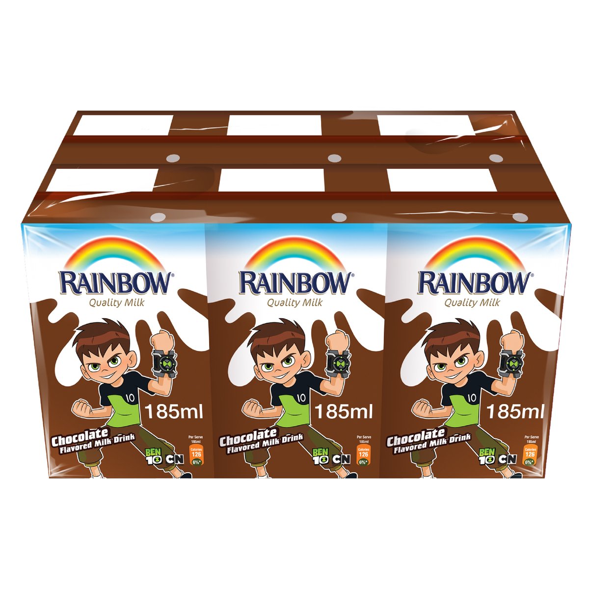 Rainbow UHT Milk Chocolate 6 x 185 ml