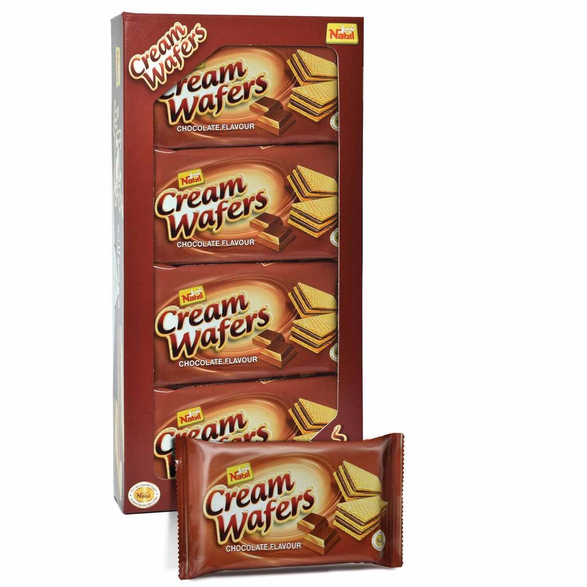 Nabil Cream  Wafers Chocolate Flavour 12 x 20g