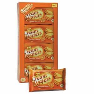 Nabil Cream Wafers Orange Flavour 12 x 20g