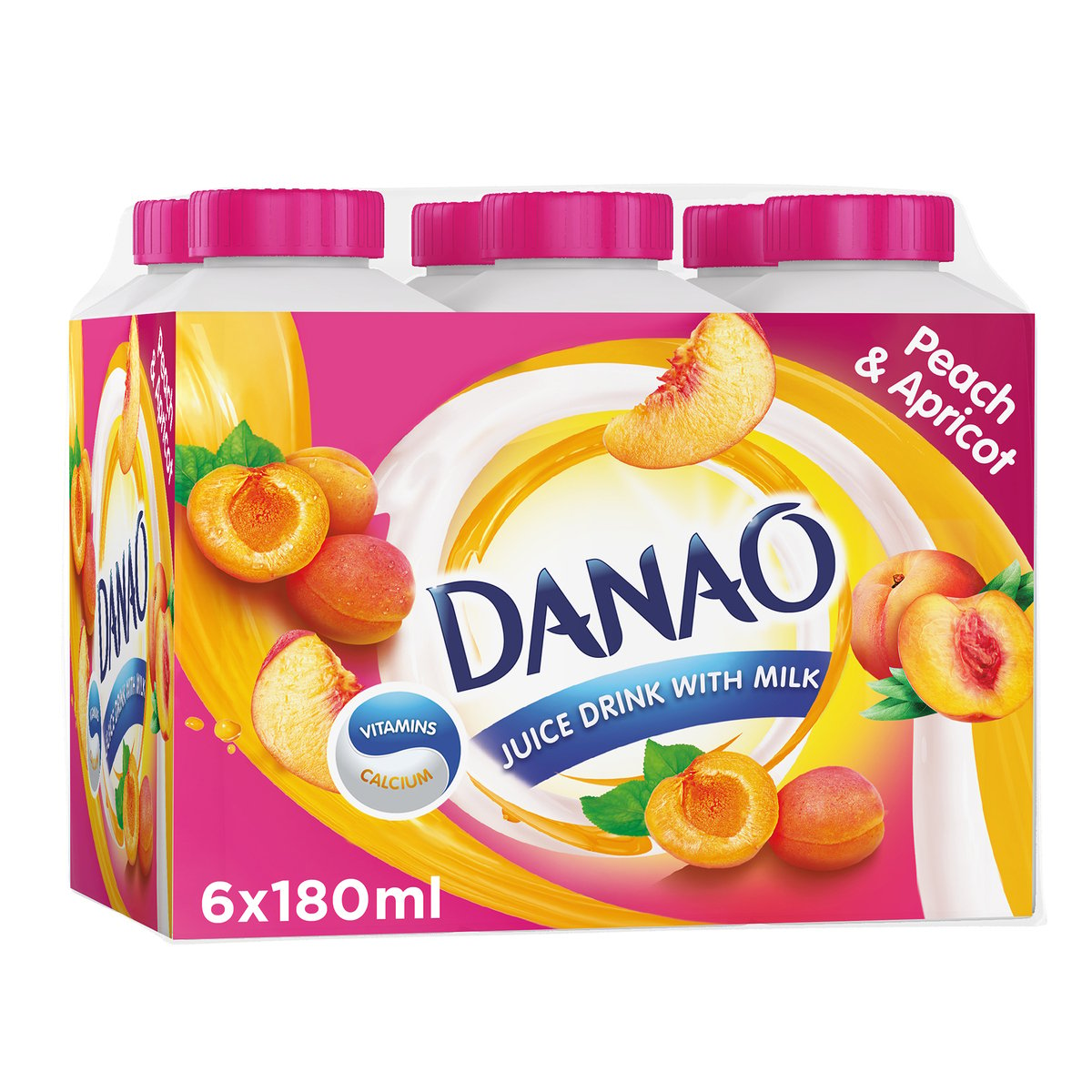 Danao Juice Drink with Milk Assorted 6 x 180 ml